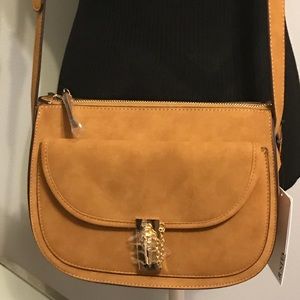 JustFab Faux Suede Crossbody